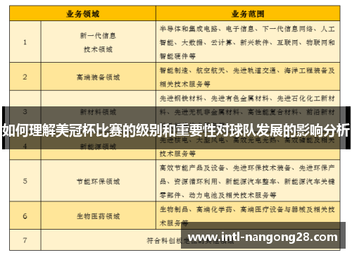 如何理解美冠杯比赛的级别和重要性对球队发展的影响分析