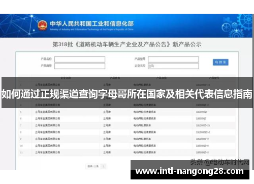 如何通过正规渠道查询字母哥所在国家及相关代表信息指南